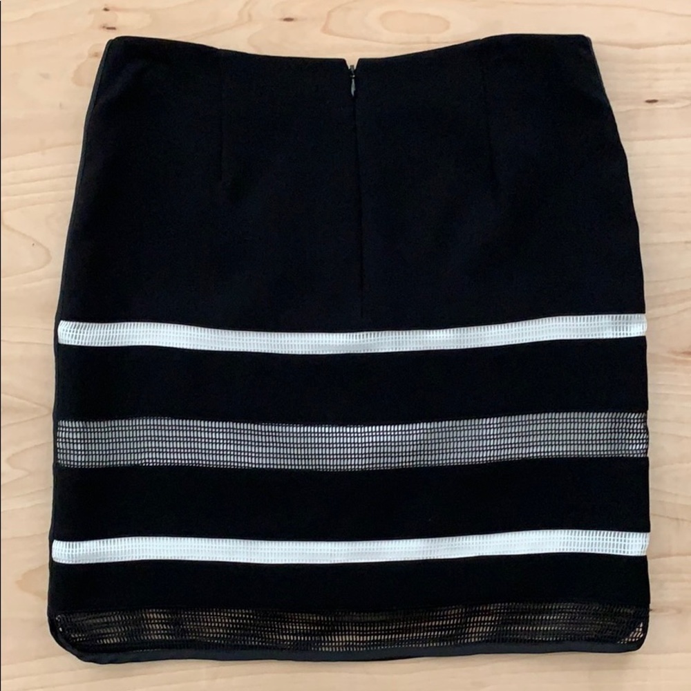 WHBM Mesh Inset Skirt - Picture 7 of 8